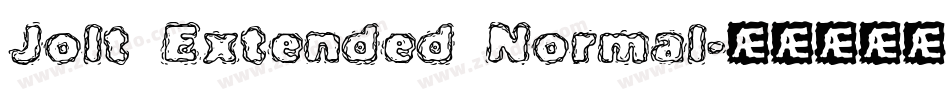 Jolt Extended Normal字体转换